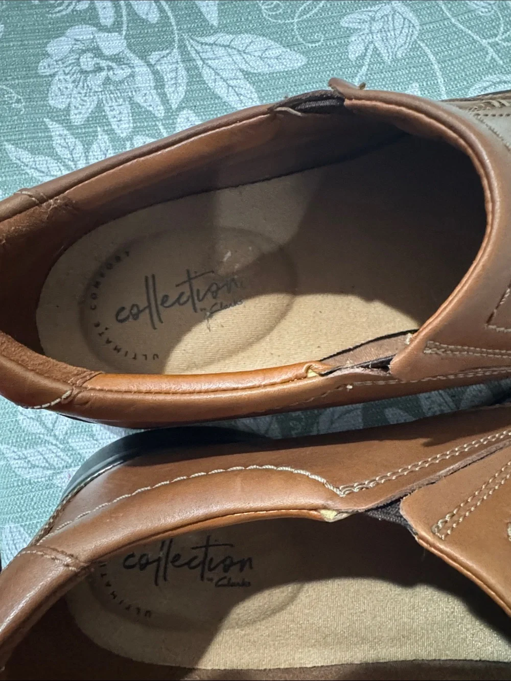 Clarks Men's Tan Leather Slip-On (Size: 11)